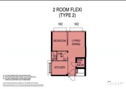Blk 421B Northshore Straitsview (Punggol), HDB 2 Rooms #542387741